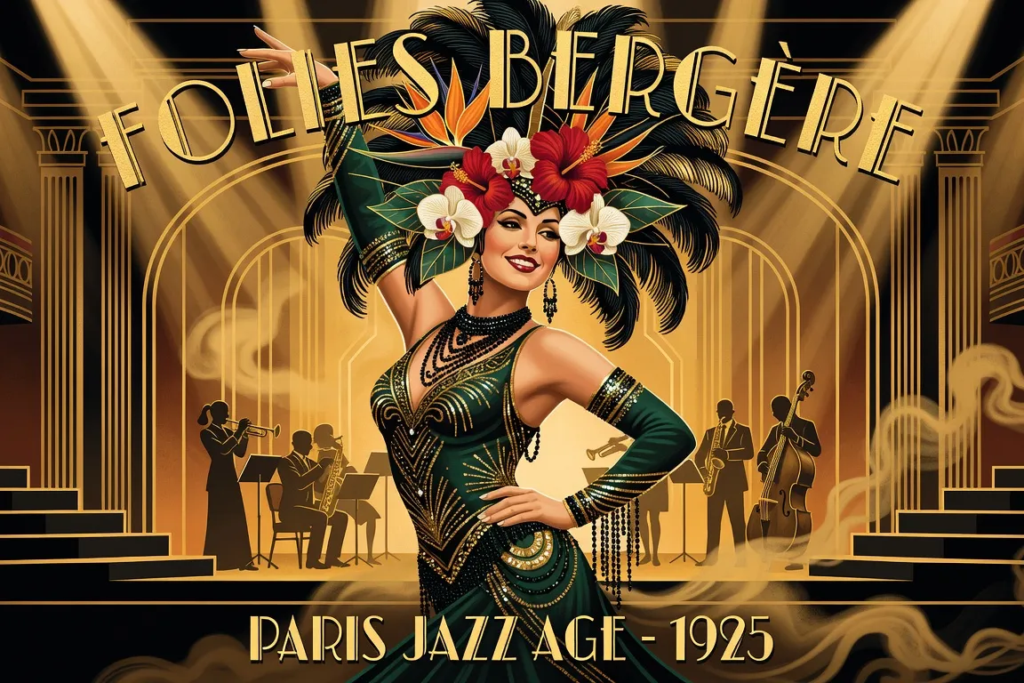 Joséphine Baker, danseuse et chanteuse des Folies Bergère, résistante française